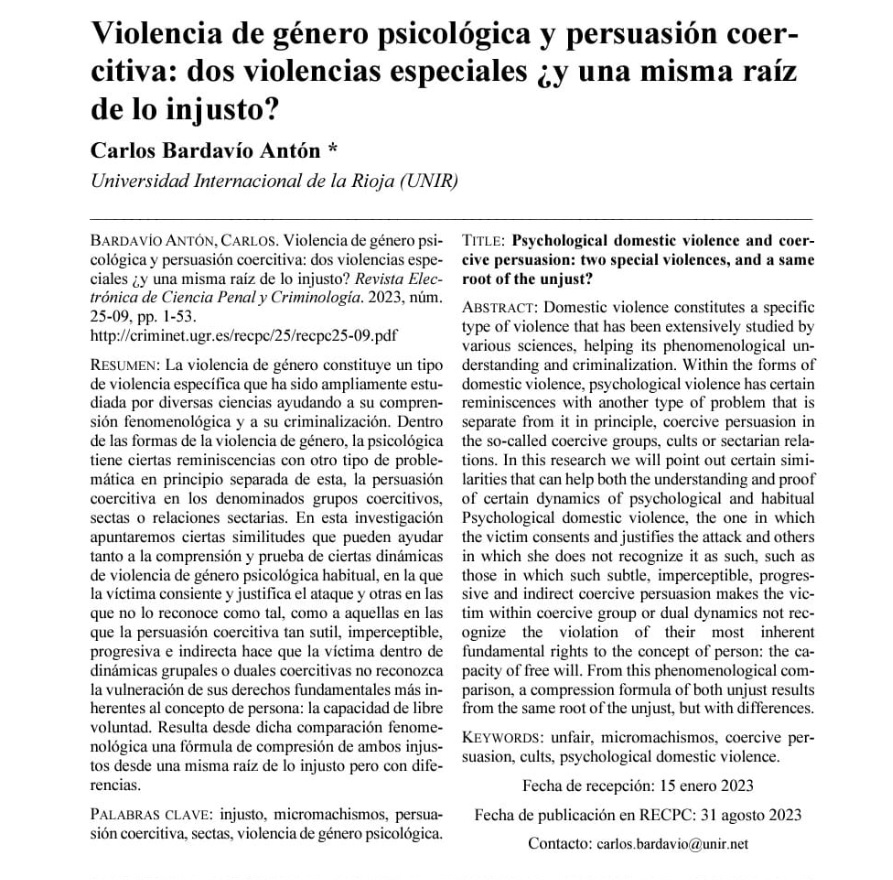 articulo violencia genero