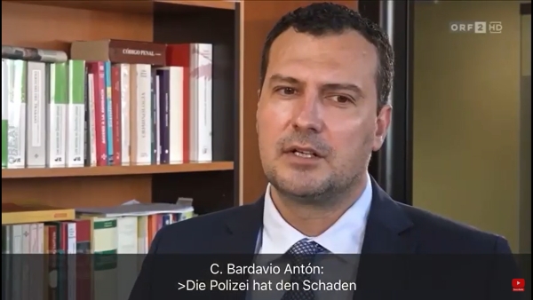 Entrevista al Dr. Bardavío en la TV Austria sobre el caso de la presunta &quot;criptosecta&quot; IM Mastery Academy
